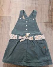 Robe verte + ceinture obaibi 6m