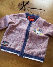 Pull sergent major rouge et bleu 3 mois 