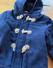Manteau bleu coton hema 