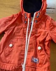 Parka pluie orange du pareil au même 6 mois 