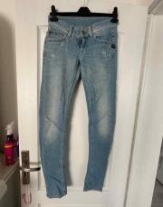 Jeans clair slim GSTAR taille basse 25-32