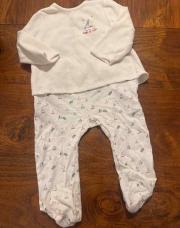 Pyjama beige bateau TAO 18 mois 