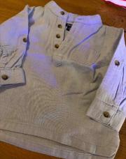 Chemise bleu clair kiabi 6 mois 