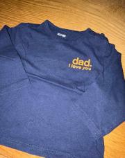 T shirt longue manche kiabi dad love you 6 mois 