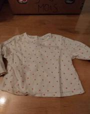 Tex blouse cœur 12 mois 