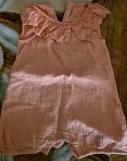 Combi short saumon 9/12 mois