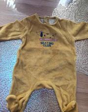 Pyjama moutarde chien 1 mois 