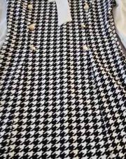 Robe a carreau noir M