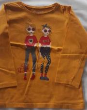 T shirt moutarde 5 ans 