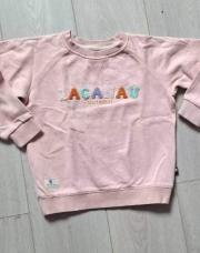 Pull rose 8ans ( petite tache