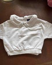 Pull Kiabi blanc 3mois