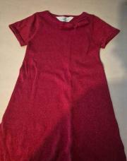 Robe hm 5 ans rouge paillettes 