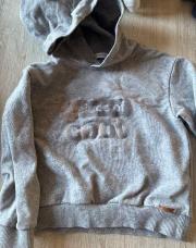 Pull gris à capuche Gymp - 2ans 