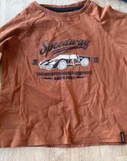 T-shirt voiture orange - 3 ans 