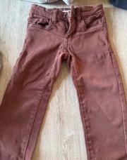 Pantalon rouge bordeaux - 2 ans 
