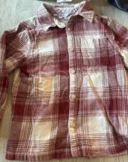 Chemise à carreau bordeaux - 3 ans 