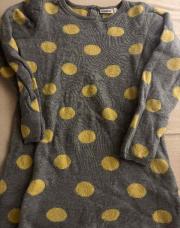 Robe pull gris jaune Noukies 7
