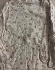 Sweat écru fleurs LPC 6-7