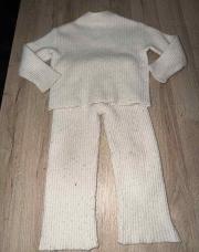 Ensemble en laine blanc 3ans 