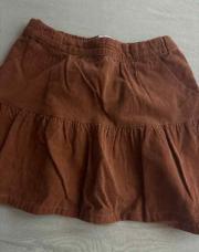 Jupe velours marron vertbaudet 6