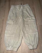 Pantalon cargo kaki 2-3ans