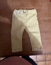 Jeans jaune 18M