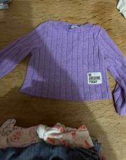 Pull mauve 12M