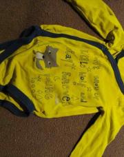 body jaune loup 