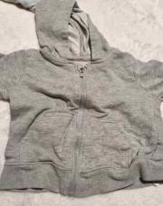 gilet gris zipp