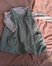 Ensemble T-shirt Manche longue Robe ballon -  6 mois 