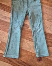 Pantalon velour vert 98 UC