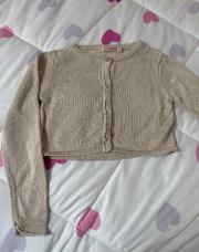 Gilet beige/doré billieblush 5 ans 