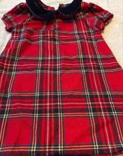 Robe écossaise 6-9mois