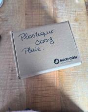 Plastique cosy pluie 