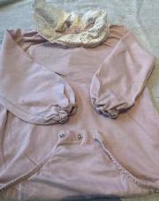 Bodies violet col dentelle 18mois