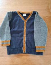Gilet Tao bleu brun 18 mois 