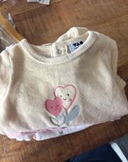 Pyjama 3 mois  Fleur cœur 