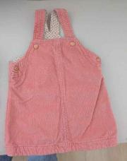 robe rose velours noppies 