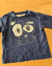 Zara 80cm tshirt bleu 