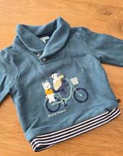 Pull vert hiver obaibi 12m