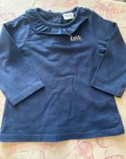 Blouse longue manche tao 12 mois love 