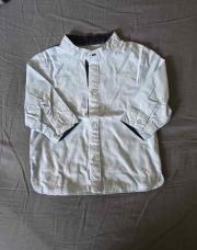 Chemise bleue ciel 3 mois Kiabi