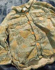 Chemise feuilles 