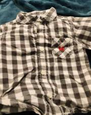 Chemise mickey carreaux 