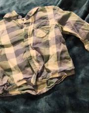 Chemise carreaux bleu 
