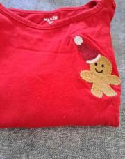 Pull longue manche rouge 4 ans