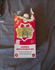 Gourdes réutilisables 