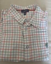Chemise carreaux vert orange SIM 6