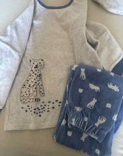 Pyjama beige bleu Noukies 6