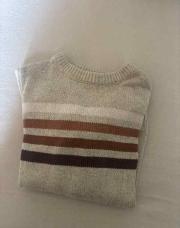 Pull beige rayé Kidz 6